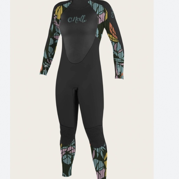 🌊 O’Neill Epic 4/3mm Back Zip Full Wetsuit – Girl’s Size 12 🖤💦 - Picture 1 of 8